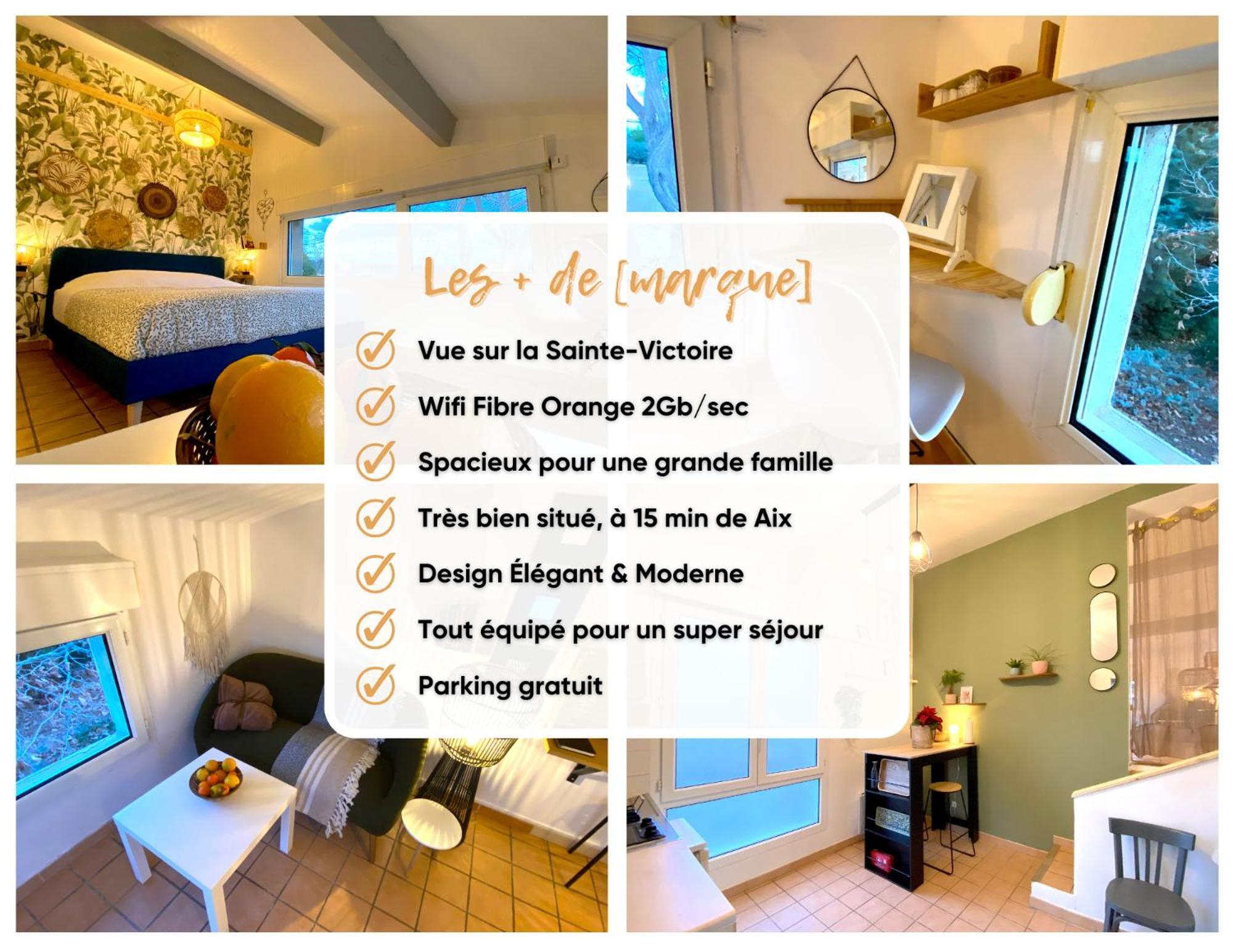 Apartment Maya L L Super Wifi & Parking Gratuit L Vue Panoramique Sainte-victoire *